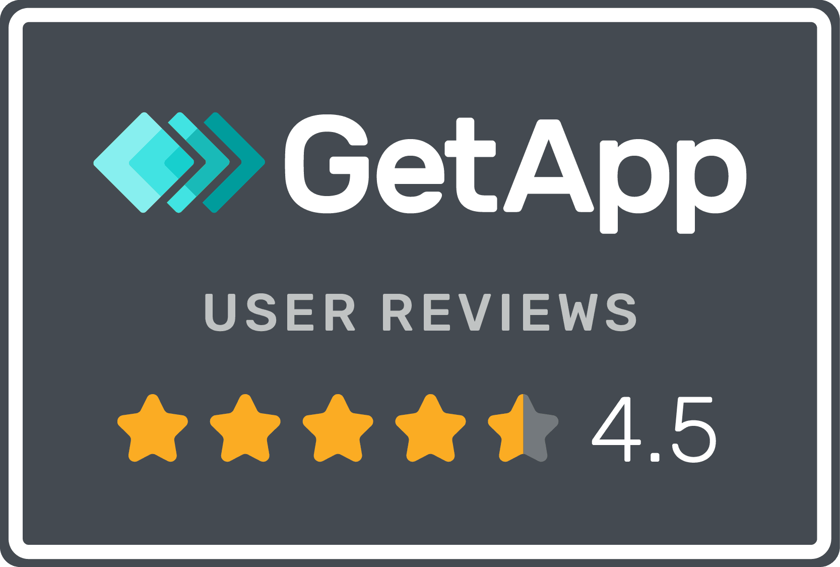 GetApp recognition badge